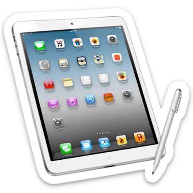 iPad mini with Apple Pencil  sticker