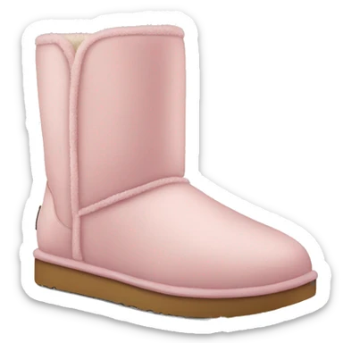 light pink ugg sticker