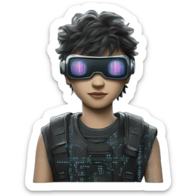 The METAVERSE READY PLAYER ONE matrix sticker