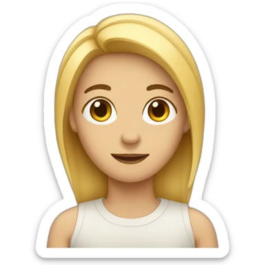 gender and race neutral person sticker