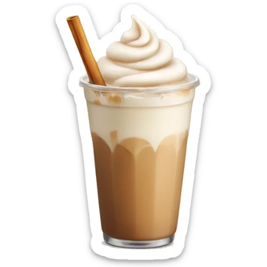 Iced Spanish latte sticker
