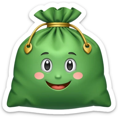 make a moving dollar bag emoji or gif sticker