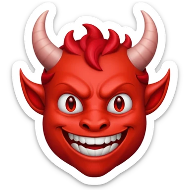 Diable malicieux sticker