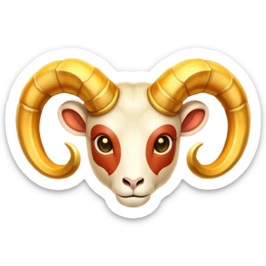 aries zodiac sign sticker
