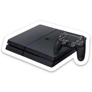 ps4 slim console only sticker
