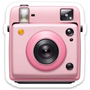 Polaroid pictures frame light pink  sticker