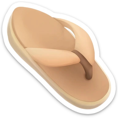 Slipper in hand sticker