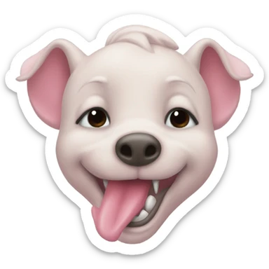 Dauphin, rose sticker