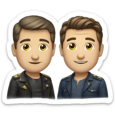 Zelensky and meet sticker