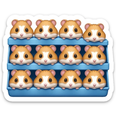 Spiritual hamster colony sticker