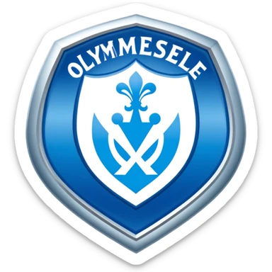 Logo du club olympique de marseille sticker