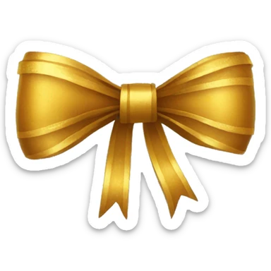 Golg bow sticker