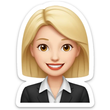 LAdy Boss, different pose sticker