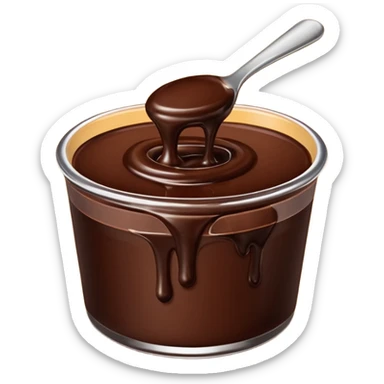 salsa de chocolate sticker
