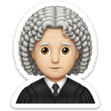 Courtroom Items, only Judge’s Wig – traditional courtroom attire

 sticker