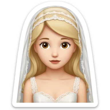 girl wedding girl sticker