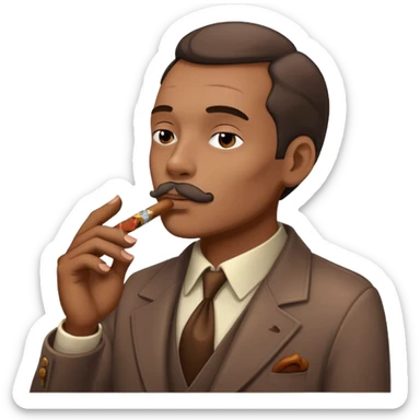 Sigarro tirando humo  sticker