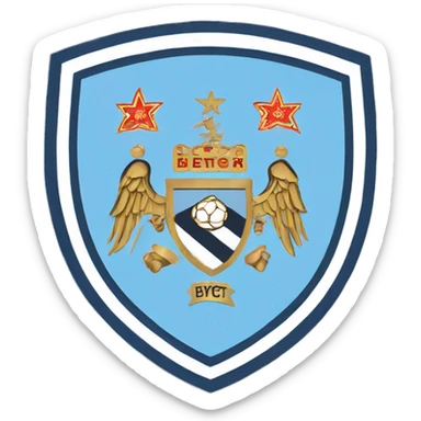 manchester city logo sticker