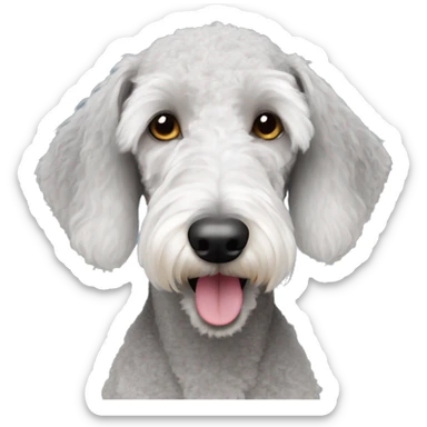 Bedlington terrier sticker