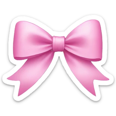 coquette bow sticker
