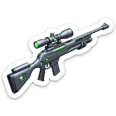 alien sniper rifle sticker