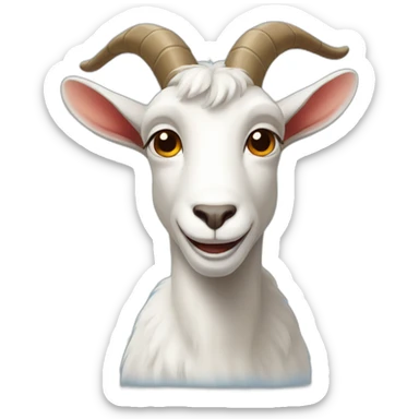 male goat sticker