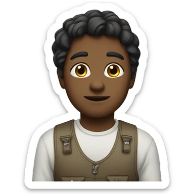 мордочка черного котика sticker