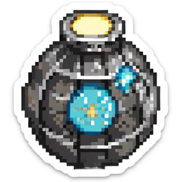 minimalist simple bomb power up item sticker