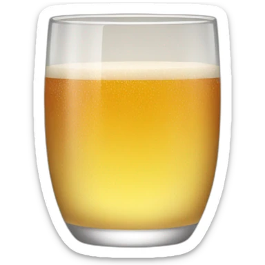 cider glass sticker