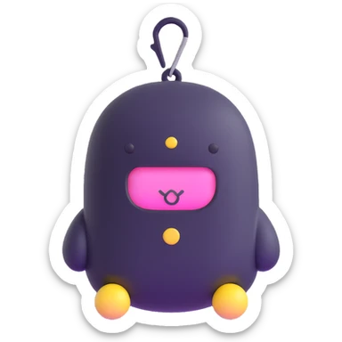 Tamagotchi character sticker