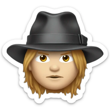 Axl rose sticker