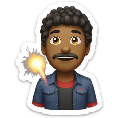 e firecracker sticker