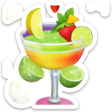 fruity margarita neatly put together  sticker