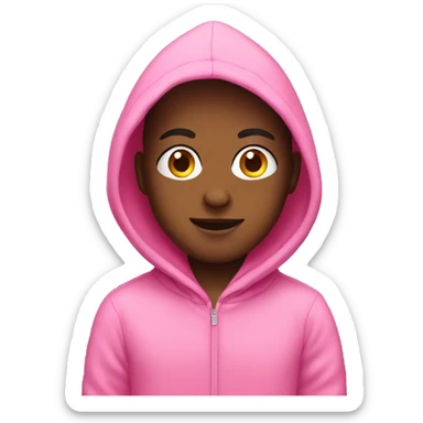 Pink hoodie  sticker
