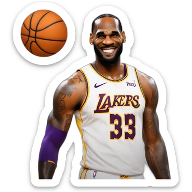 Le bron james handicap sticker