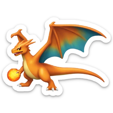 Charizard pokemon emoji sticker