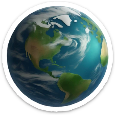Earth sticker