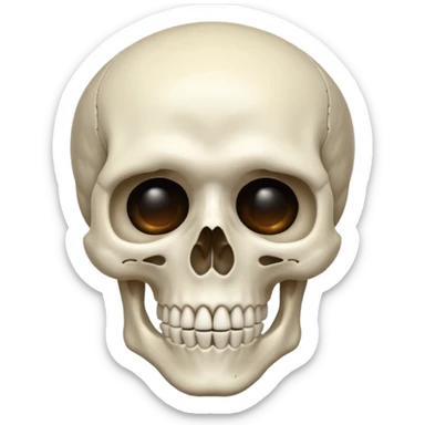 Squelette mewing  sticker