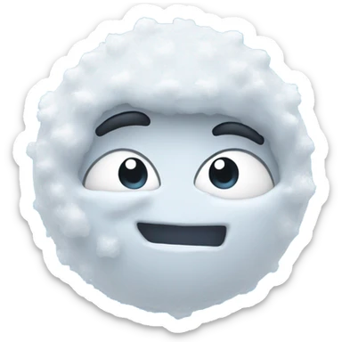  Thrown snowball  sticker