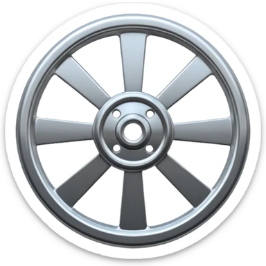 Fly wheel sticker