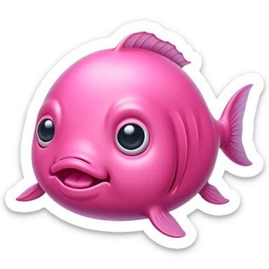 Blob fish sticker