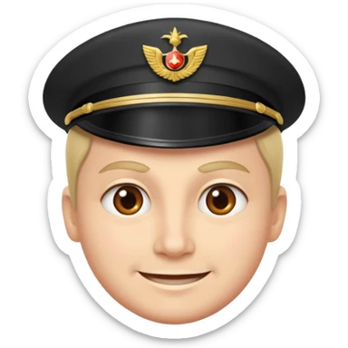 cute, authoritarian and controlling leader happy sticker