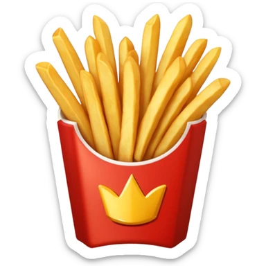 delfin co je frytki sticker