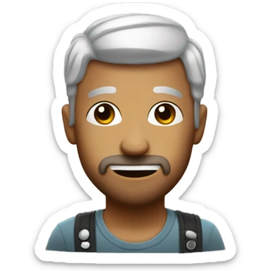 Draw me a coffee maker character sticker