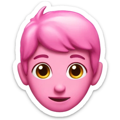 Pink Christmas thing sticker