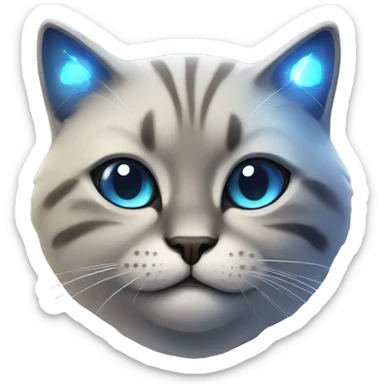 galactic cat sticker