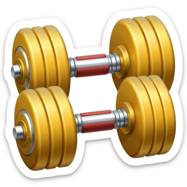 Dumbbell small sticker
