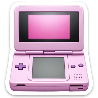 Pink Nintendo DS lite sticker