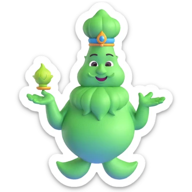 green genie sticker
