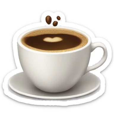 Aesthetic coffee sticker